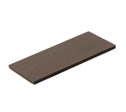 ВЕНГЕ Торцевая рейка ДПК (Брашированная) (3000 х 110 х 10 мм) POLYWOOD